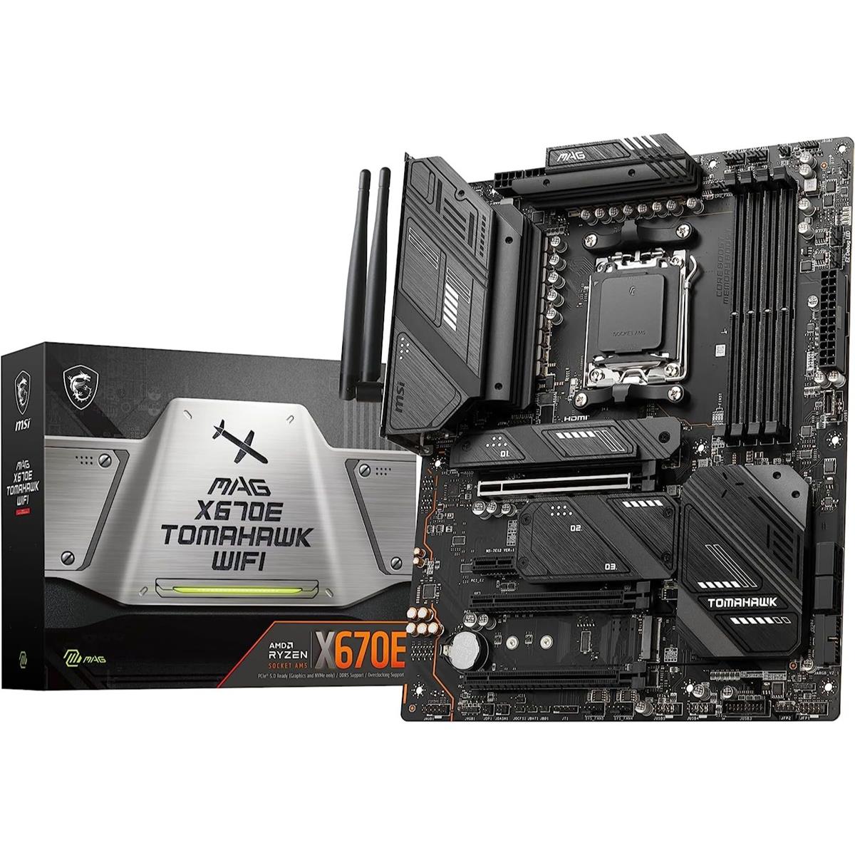 MSI Motherboard MAG X670E Tomahawk Wifi DDR5 AMD AM5 ATX MSI Motherboard MAG X670E Tomahawk Wifi DDR5 AMD AM5 ATX